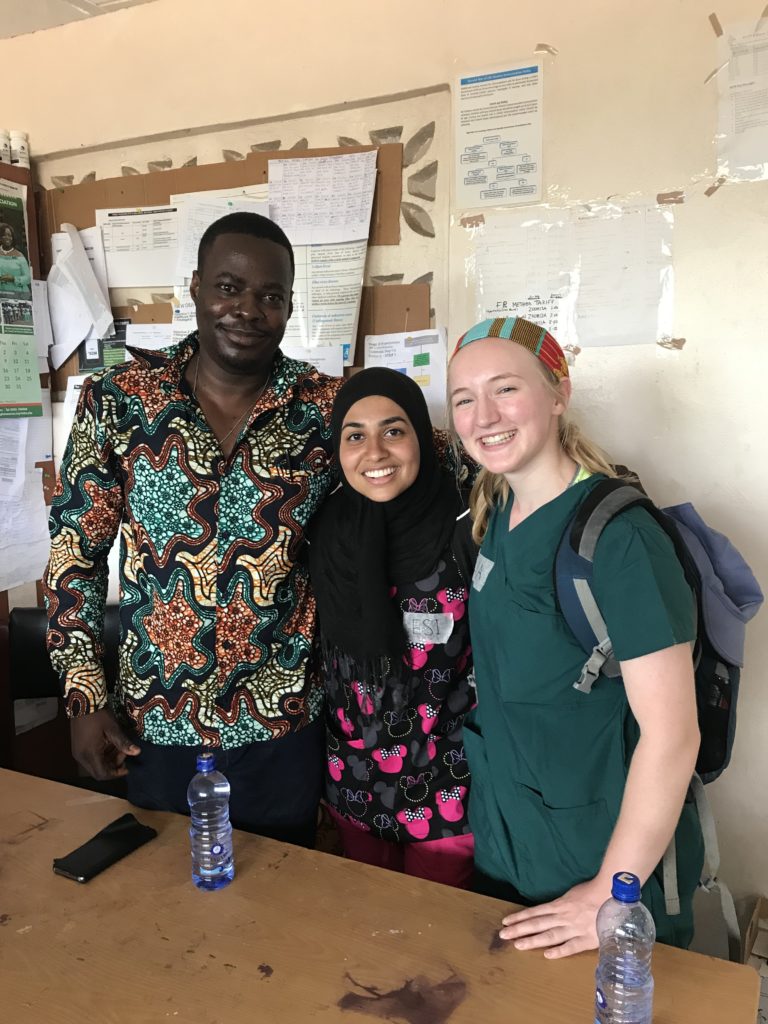 Mariam at the clinic